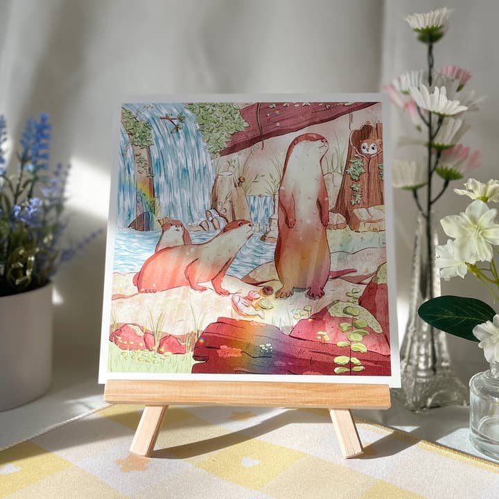 Aubluvion – wholesale Art print – An Otter Fallout Art Print1