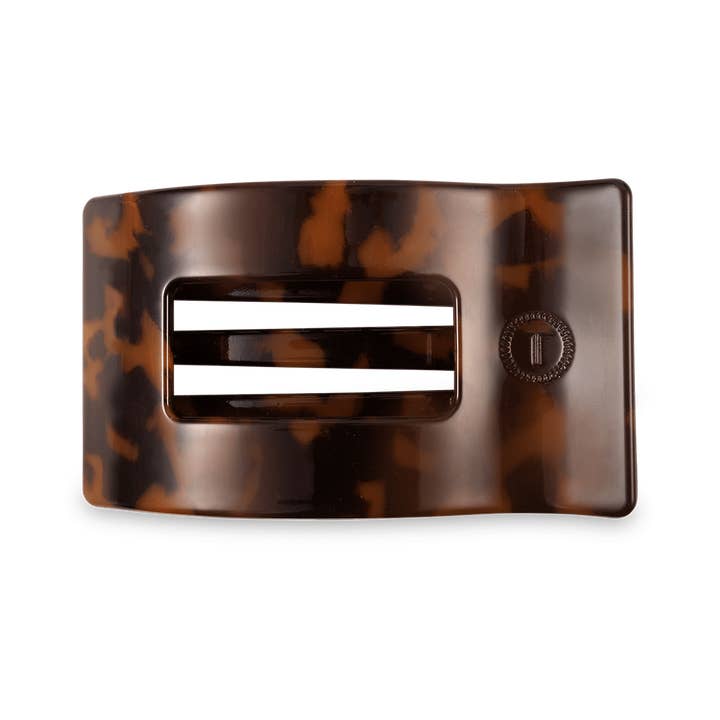 VIAI Beauty - Venta al por mayor Horquilla para el pelo - Mujer - Pinza de pelo pequeña rectangular plana de tortuga0