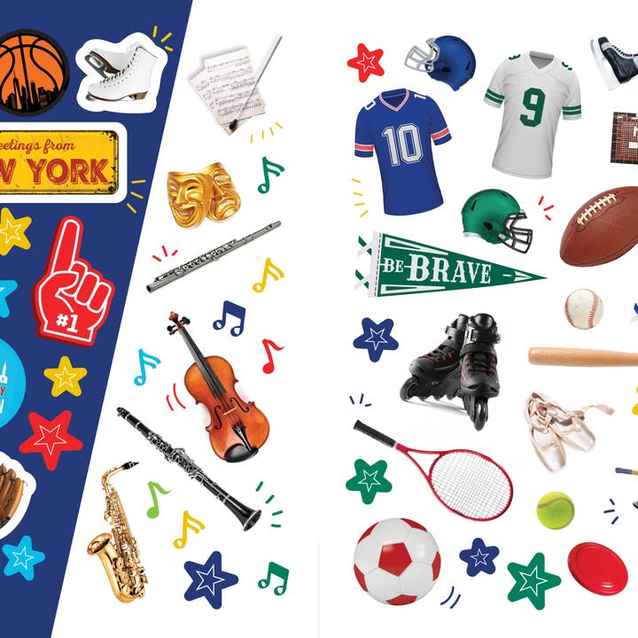 Sourcebooks - Wholesale Sticker - 500 Stickers: NYC4