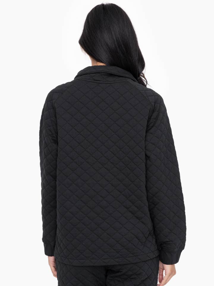 Mono B - Wholesale Sweatshirt - Women's - Cozy Quilted Jersey Pullover10