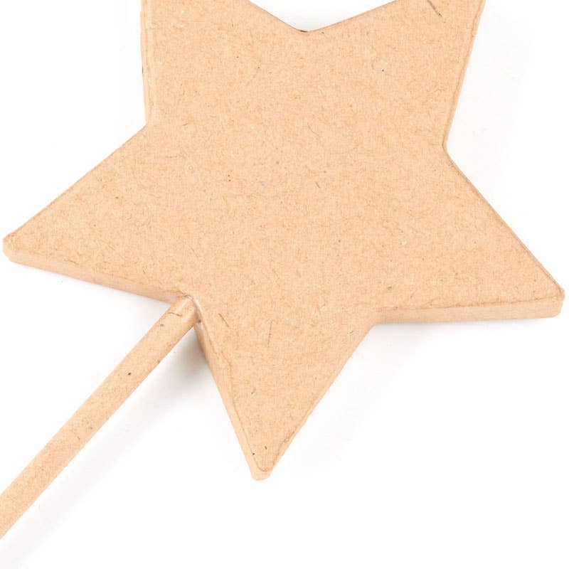 Factory Direct Craft – wholesale Craft supplies – Paper Mache Star Wand for Crafts, Costumes, and Decorations1