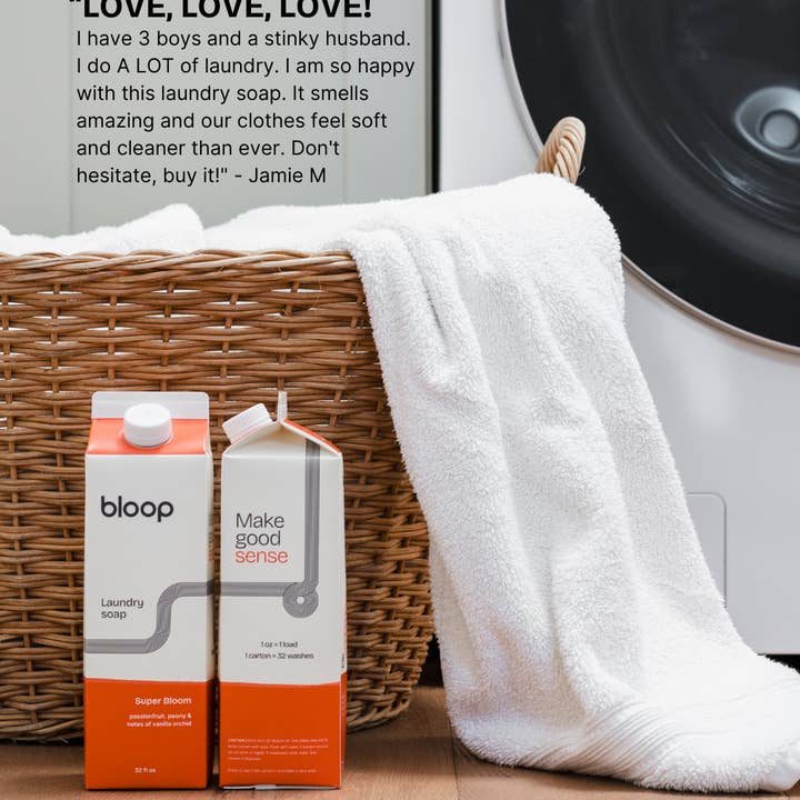 Bloop - Wholesale Liquid Laundry Detergent - Super Bloom Natural Laundry Soap - BULK Quantities6