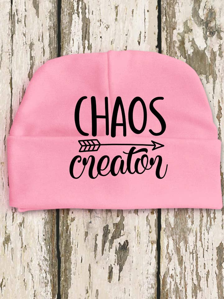 Chaos Creator Mütze für Neugeborene, Rosa für den Großhandel von Dazzling4ucreations