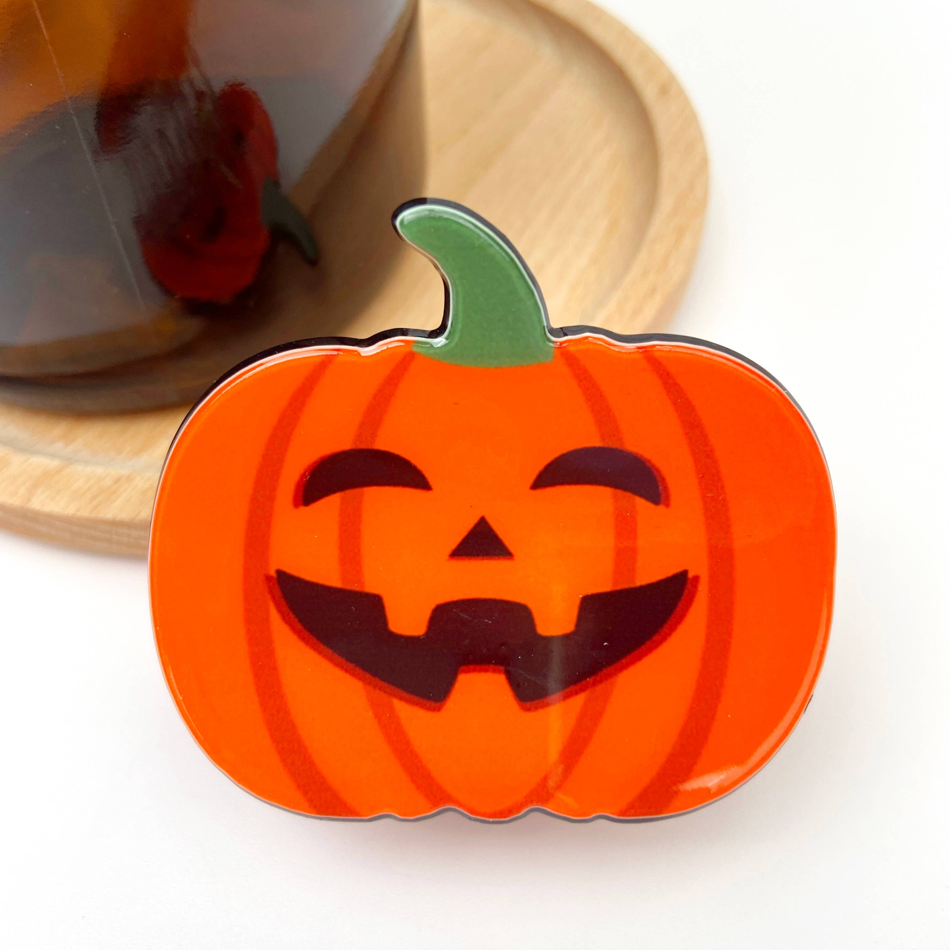 mildstyles – wholesale Hair clip – Women’s – Halloween Smiley Pumpkin Hair Clip2