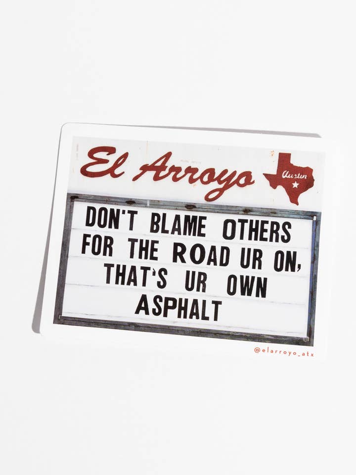 Sticker - Ur Own Asphalt for wholesale by El Arroyo