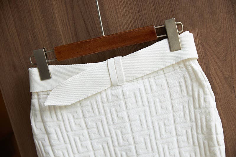 Productseeker - Wholesale Top & Skirt Set - Women's - SET129 Swastika Pattern Knit Top & Hip Skirt Set 10