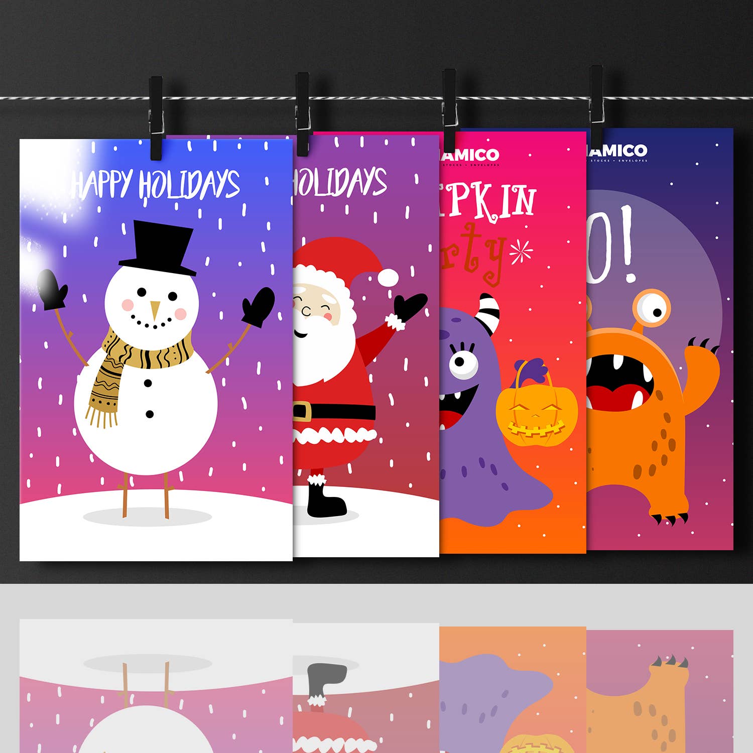 Fine Cardstock – wholesale Hantverkstillbehör – Dubbelsidigt glansigt kartongpapper, C2S, storlek 8 1/2 X 11 -1