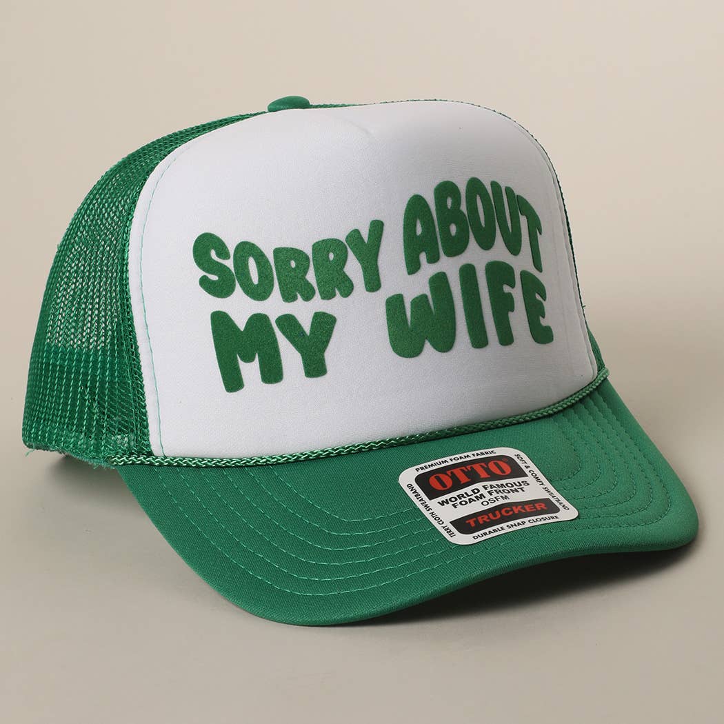 Fashion City – wholesale Truckerkeps – Unisex – Förlåt för min fru&man meshkeps9