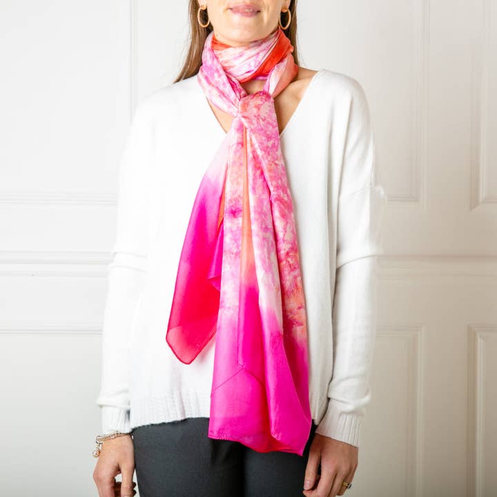 Tilley & Grace - Vente Écharpe – femme - Foulard en soie indienne 1052