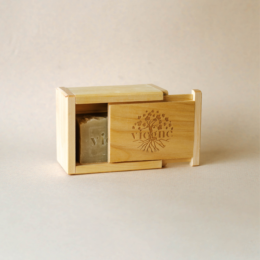Vie.gne – Engroshandel Sæbestykke – Sæbeboks med én valgfri sæbe4