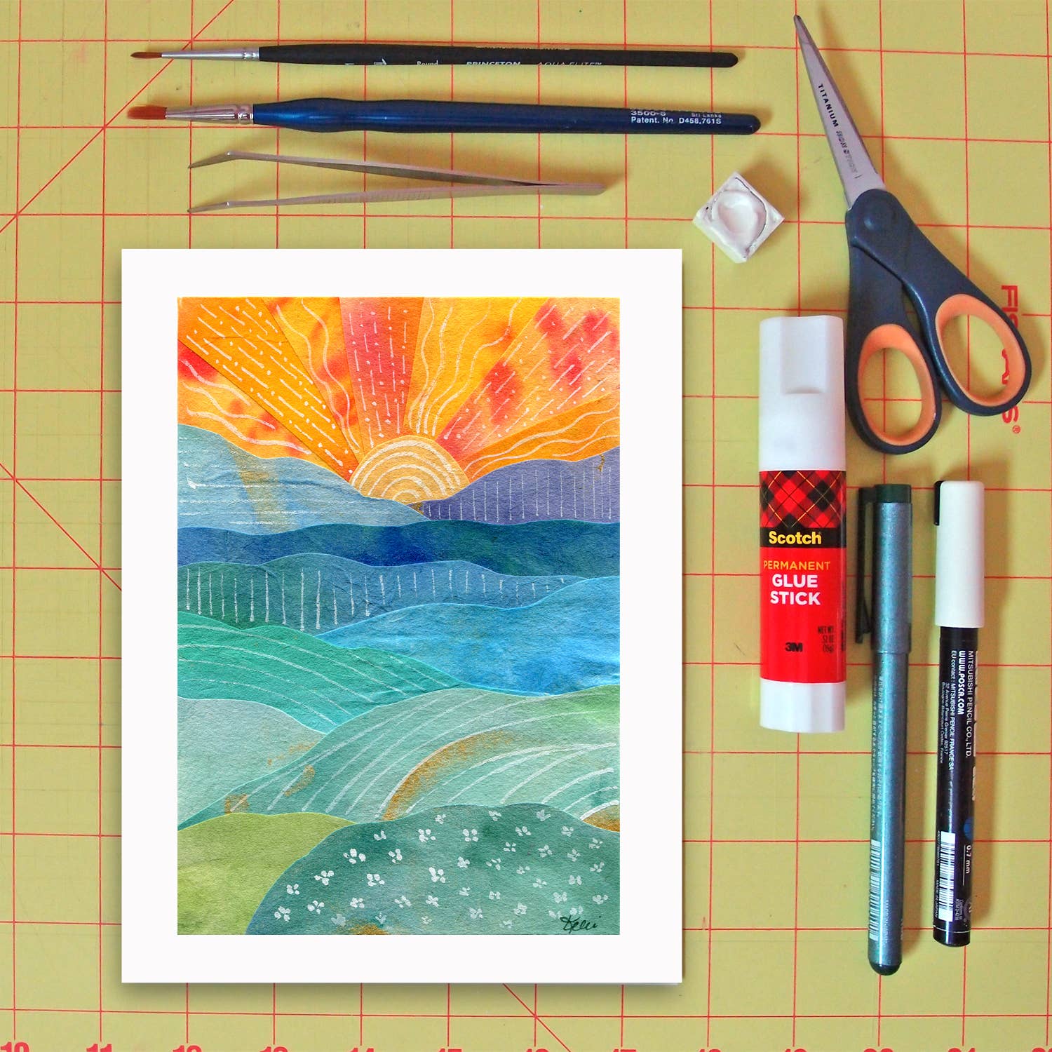 Kelli McNichols Art - Wholesale Everyday Greeting Card - Sunshine1