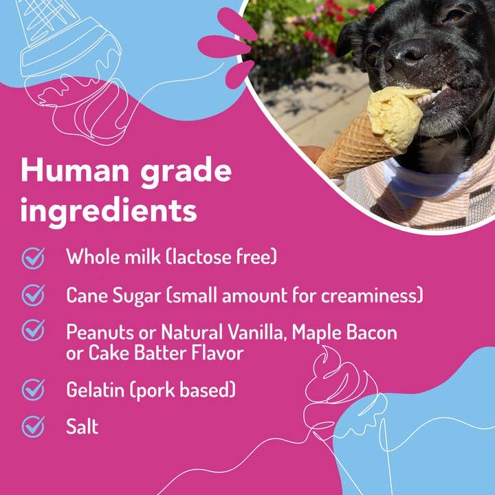 Puppy Cake LLC - Wholesale Pet Treats - Dog - Puppy Scoops Ice Cream Mix for Dogs15