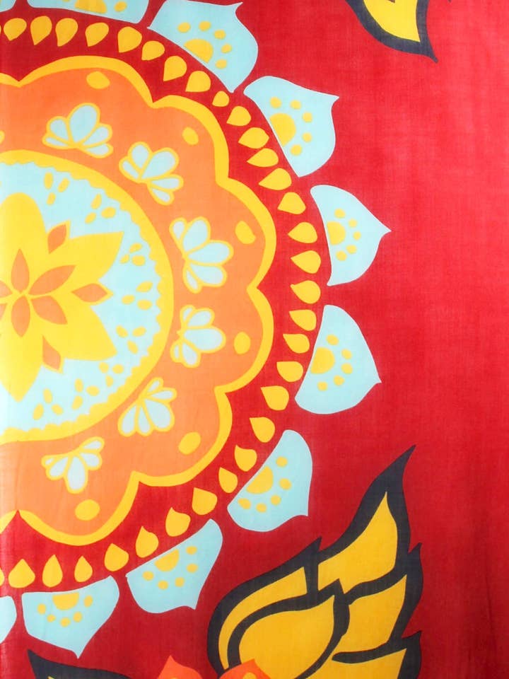 Echarpe Laine Goya Rouge pour la vente par Les Belles Vagabondes