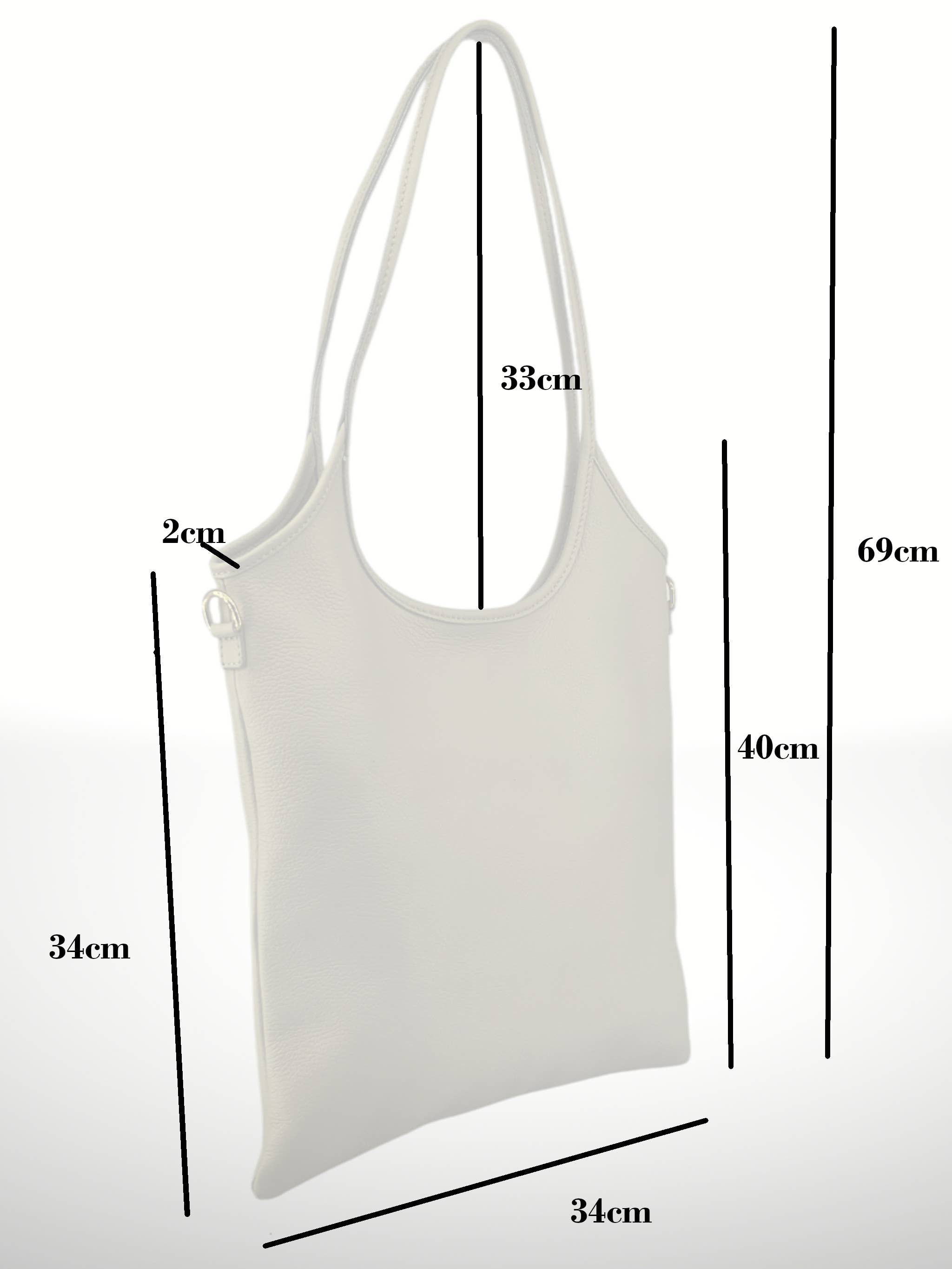 ITALIAN'S LEATHER - Wholesale Schoudertas - Dames - Daniela tas van koeienleer 25021921