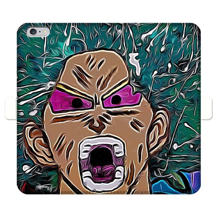 Green Saiyan Wallet Cases for wholesale by IAKAM