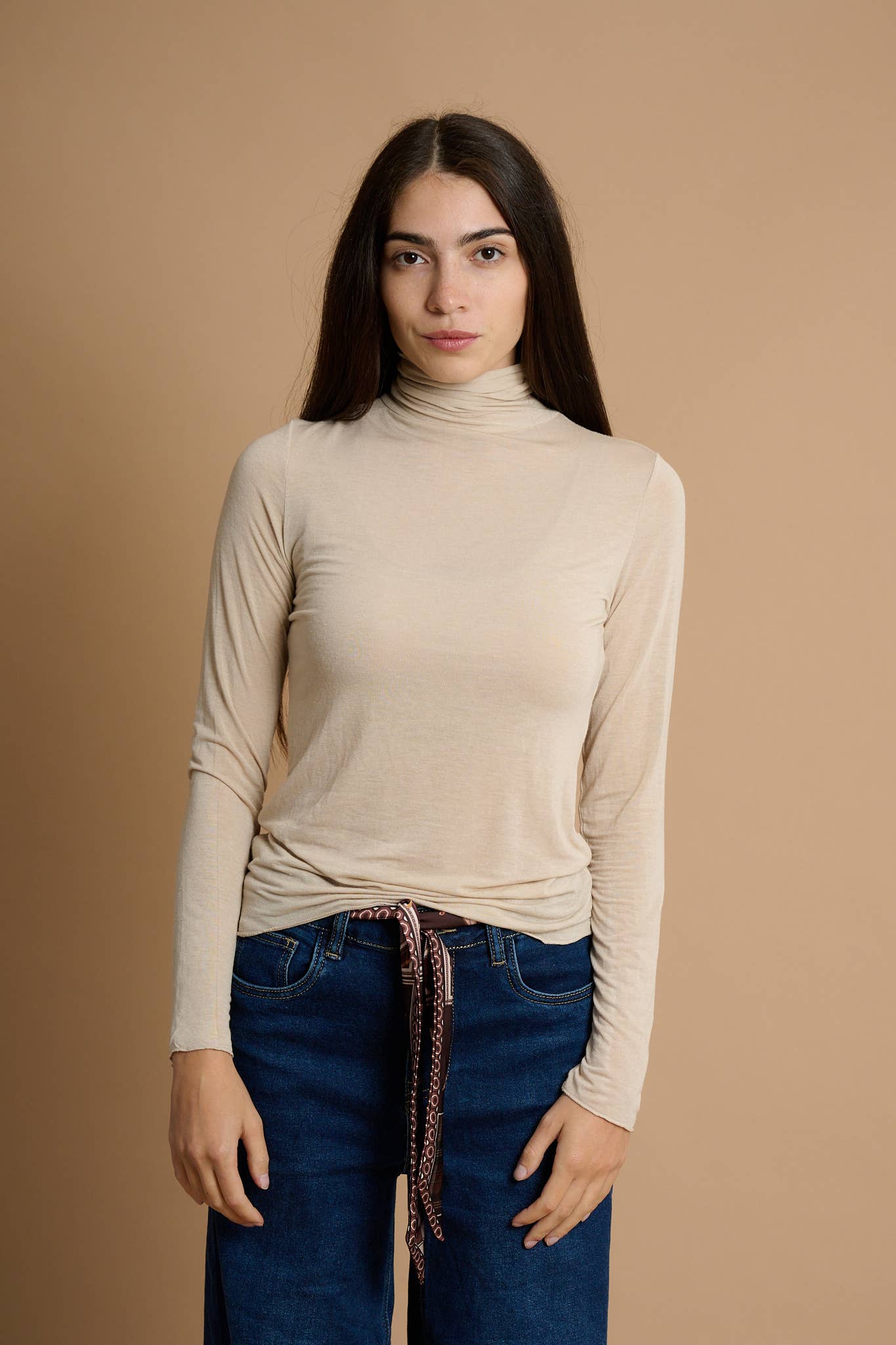 AMELÉ - Wholesale Knit Top - Women's - Turtleneck cashmere sweater12