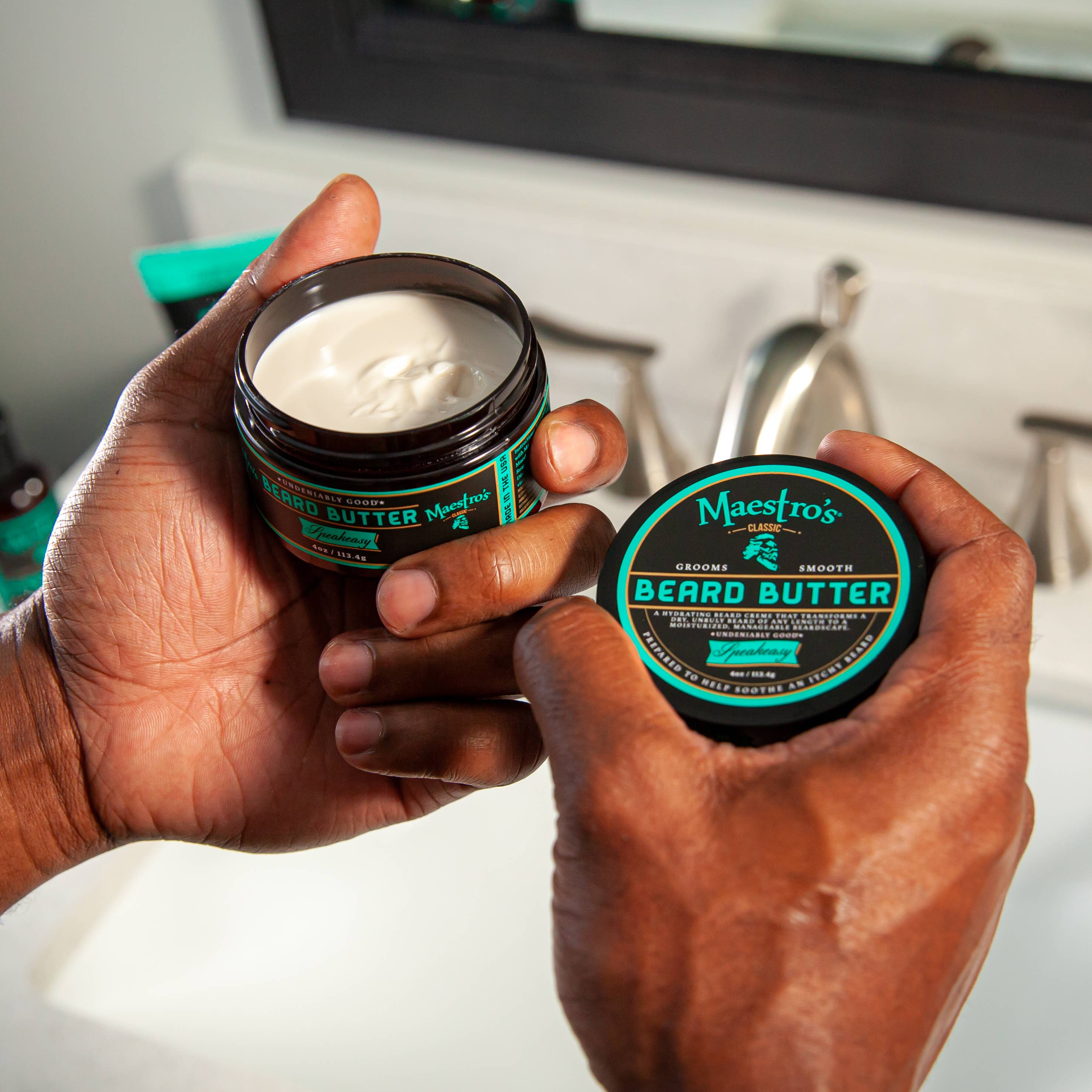 Maestro's Classic - Vendita all'ingrosso Prodotti per la barba - Maestro Classic 4oz. Burro da barba - Speakeasy Blend5