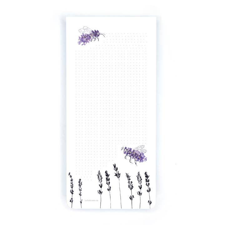 Lütteblüten - Vendita all'ingrosso Bloc notes - Blocco note con ape e lavanda1