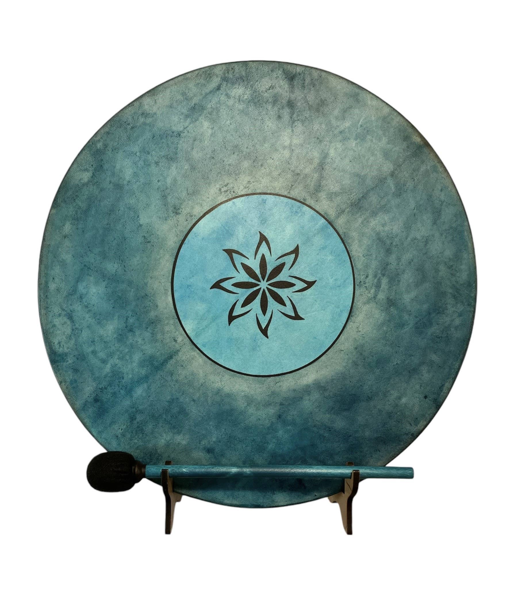 inRhythm - Wholesale Sculpture - Lotus Flower Drum w/ optional Display Stand and Carry Bag10