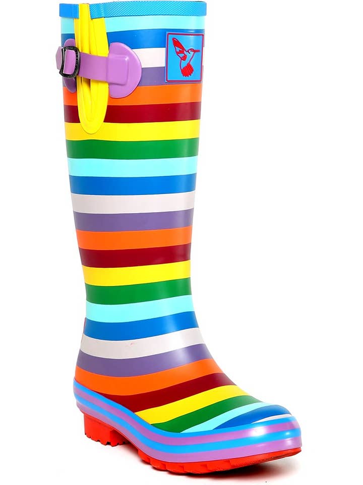 Evercreatures Rainbow Tall Wellies for wholesale by Evercreatures