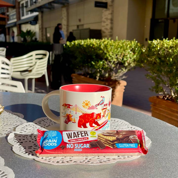 Wilton Mettler LLC - Wholesale Snack Bar - BRAIN FOODS Gluten Free Vegan Wafers (Double Chocolate)7