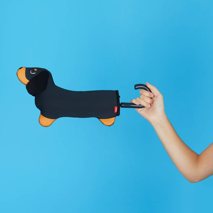 Balvi Teckel Umbrella | Black Dachshund Umbrella for wholesale by Oli Olsen