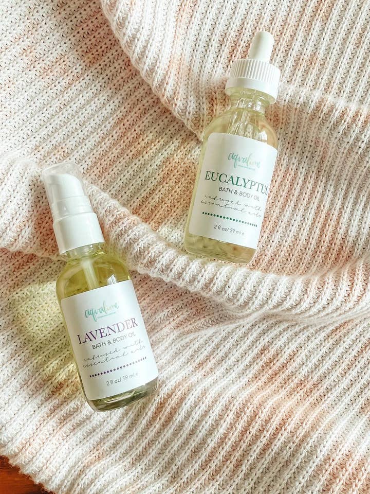 Huile pour le corps d'eucalyptus pour la vente par Aqualime