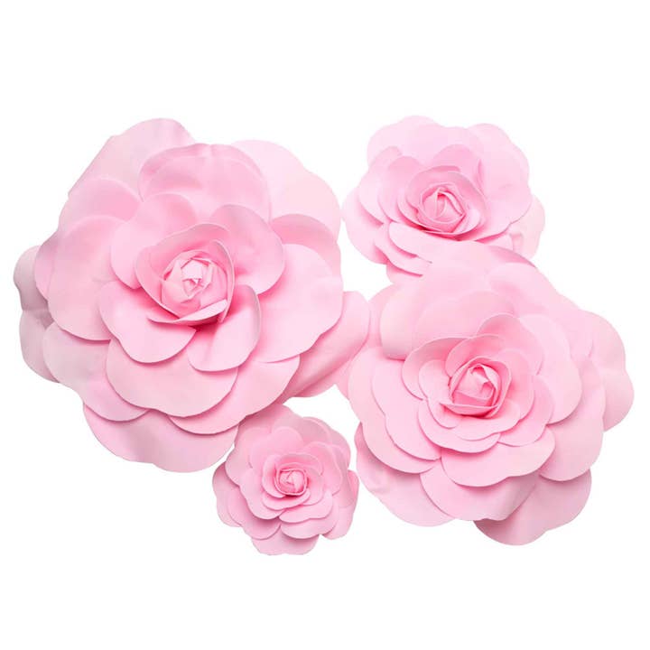 Pink Jumbo Foam Flower Set-Pink for wholesale on Faire