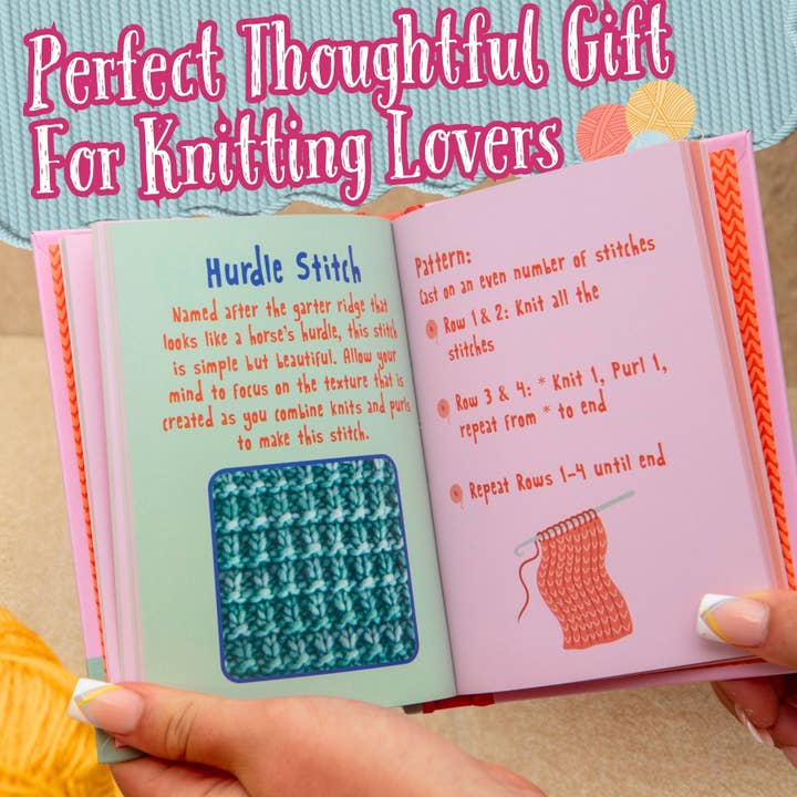 Boxer Gifts EU - Wholesale Crafts, Hobbies & DIY - Mindful Knits Gift Book: Mindfulness & Knitting Patterns2