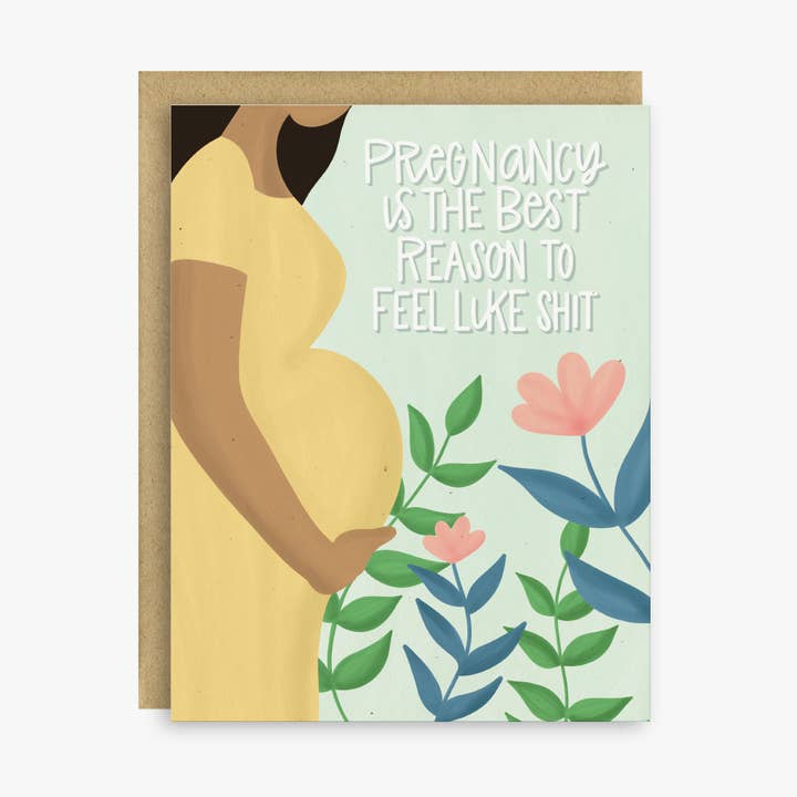 Feel Like Sh*t — Baby Card for wholesale by Little Lovelies Studio