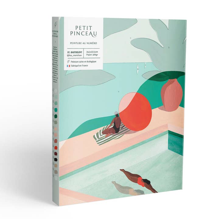 Kit di pittura con numeri - St Barthelemy per la vendita all'ingrosso da parte di La Petite Épicerie