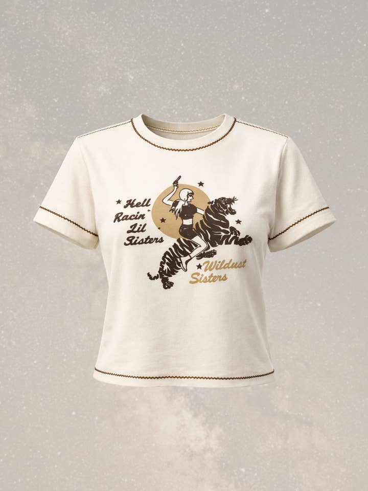 CAMISETA CORTA - HELL RACIN' para venta al por mayor de WILDUST