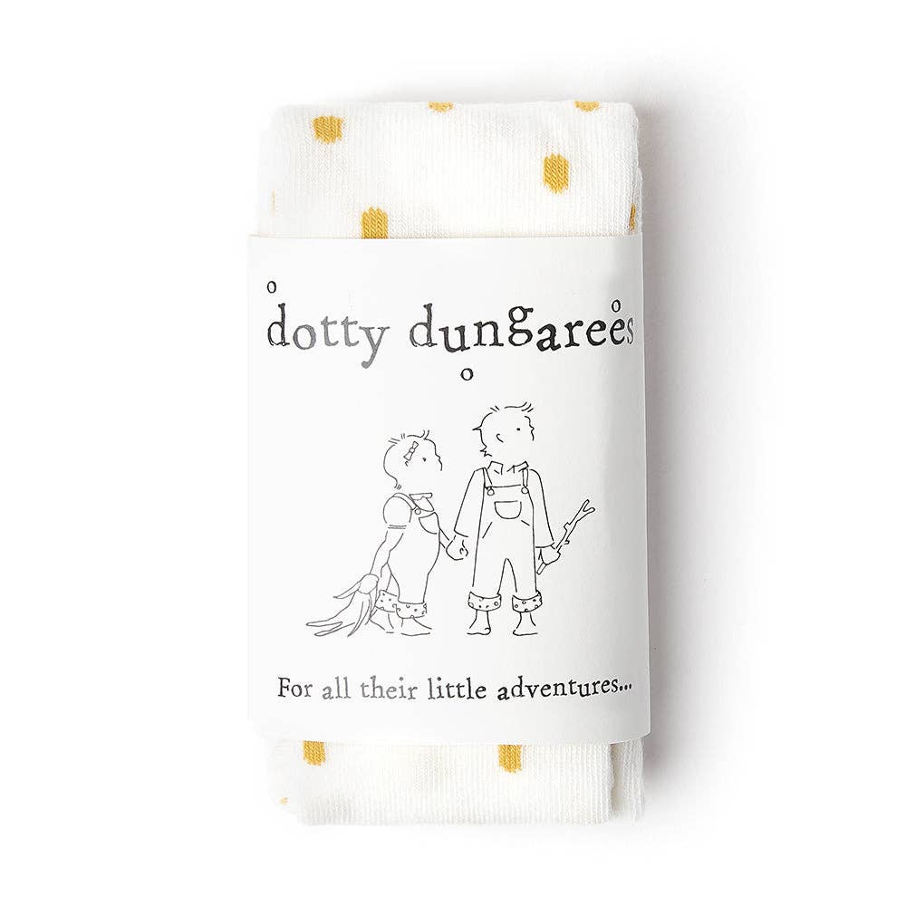 Dotty Dungarees – wholesale Tights – Kids – Dotty Tights - Yellow Spot1