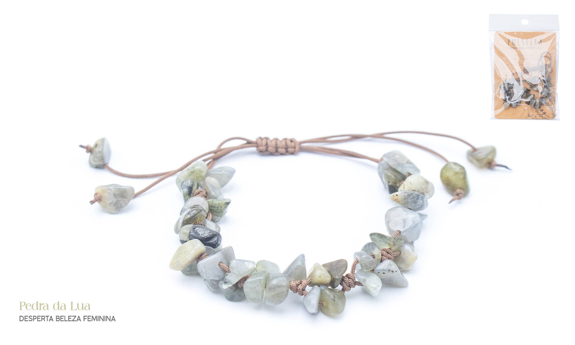Esoterica Arte - Wholesale Beaded Bracelet - Semi-Precious Stone Bracelet Moonstone (12 units)0