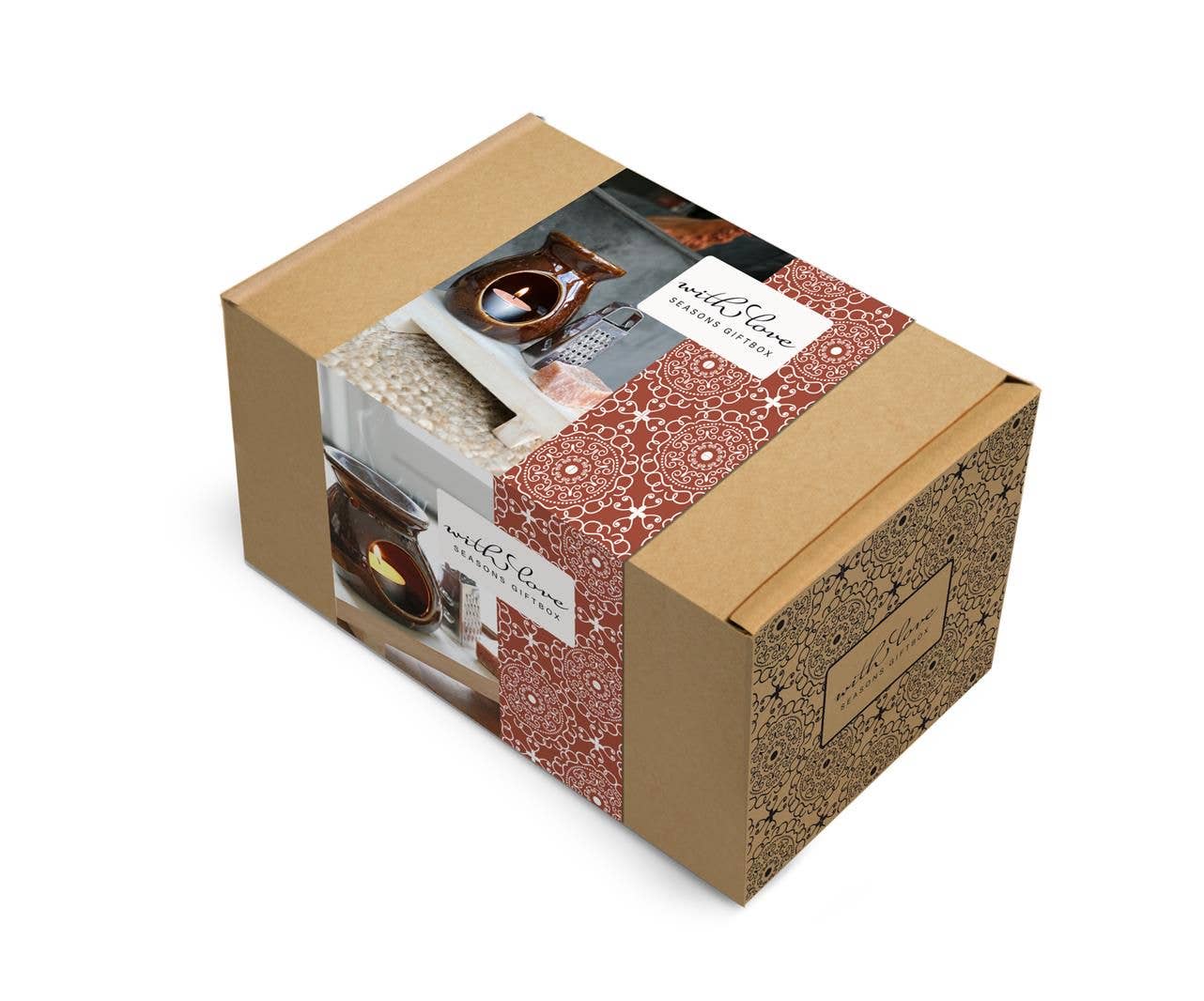 DRYdecorations – wholesale Burkljus – Säsongsgåva med doftljus Vesuvius – brun eller svart3