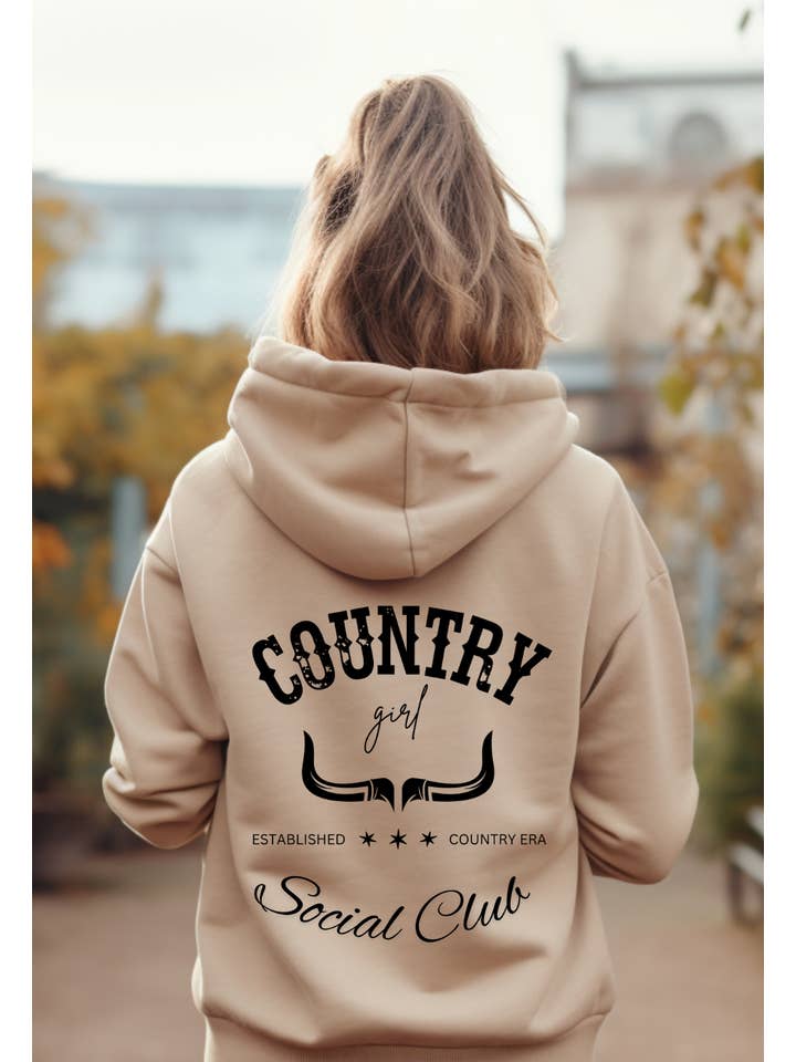 HayMad & Co. - Wholesale Hoodie - Women's - Country Girl Social Club Hoodie
