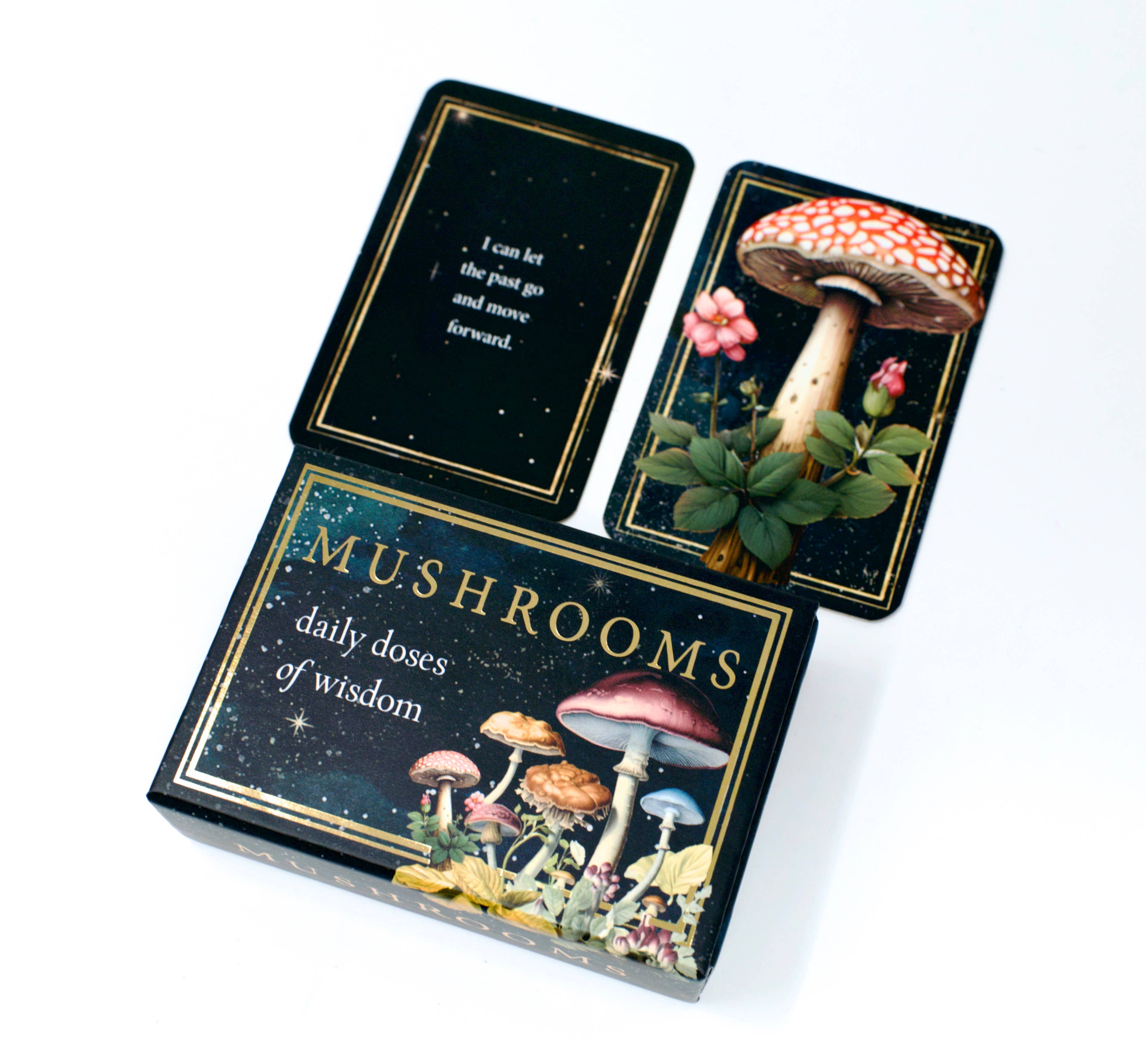 Red Wheel/Weiser LLC - Wholesale Tarot Cards - Mushrooms: Daily Doses of Wisdom (36 Gilt-Edged Mini Cards)18
