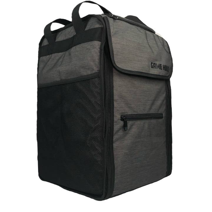 Top Shelf Fun - Wholesale Backpack - Unisex - Game Haul Backpack: Medieval Gray - Tabletop Board Game Bag3