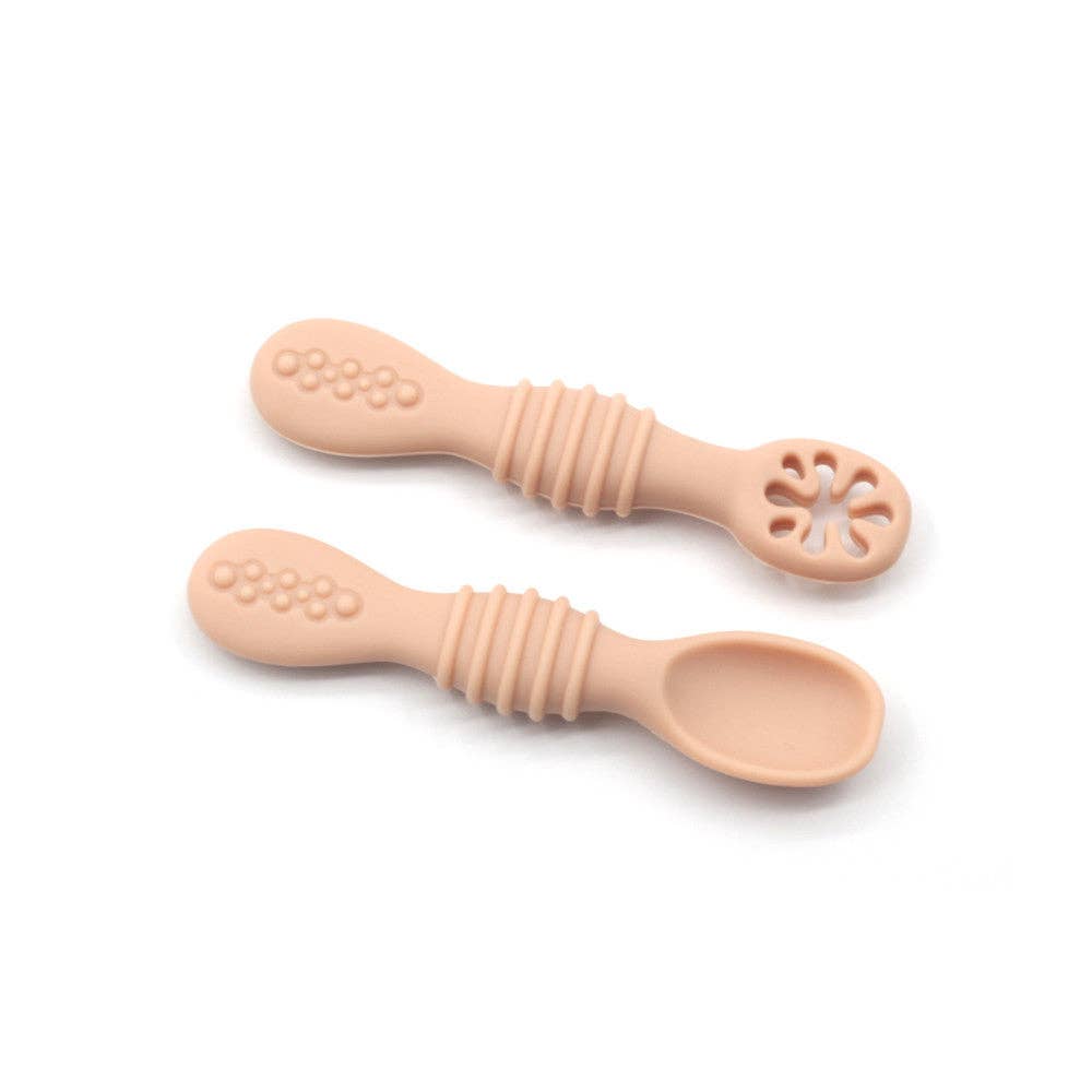 HeyPeacock - Vente Set de couverts – enfant et bébé - Ensemble d'ustensiles en silicone HeyPeacock1