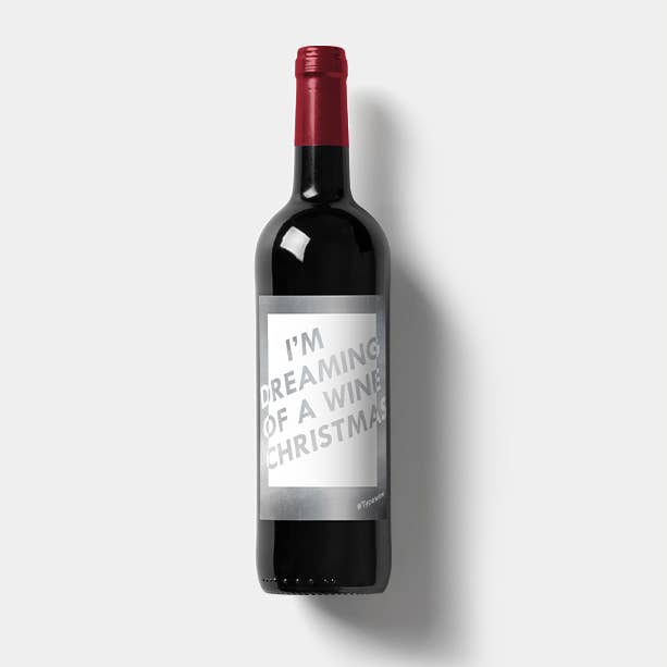 Typewine – wholesale Presentetikett – Vin Christmas vin etikett