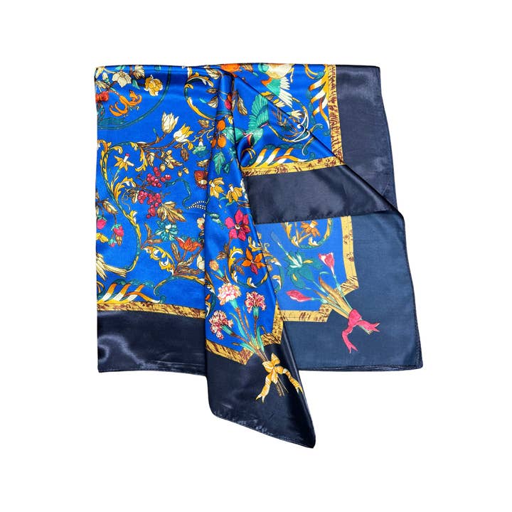 Lili Scarves (US Duty Free) - Wholesale Scarf - Women's - Bird Pattern Silk Touch Square Scarf20