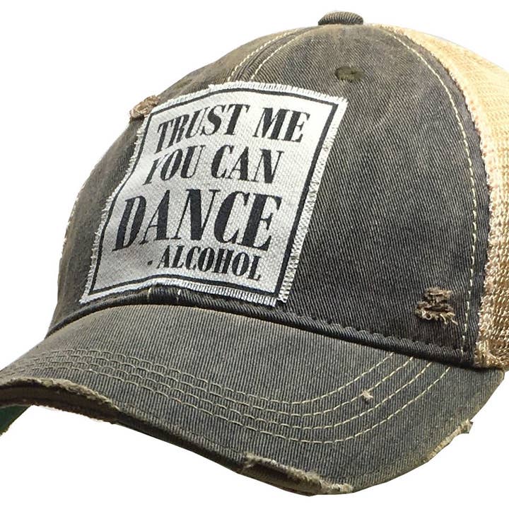 Vintage Life - Wholesale Trucker Hat - Unisex - Trust Me You Can Dance--Alcohol Trucker Hat Baseball Cap