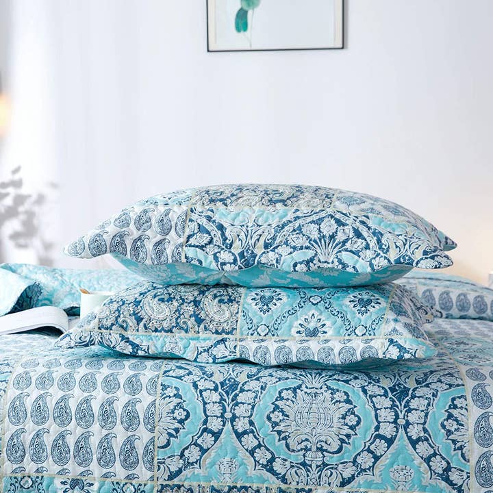 Kasentex - Wholesale Bedding Set - Printed Pre-Washed Quilt Set - Microfiber Fabric Quilted2