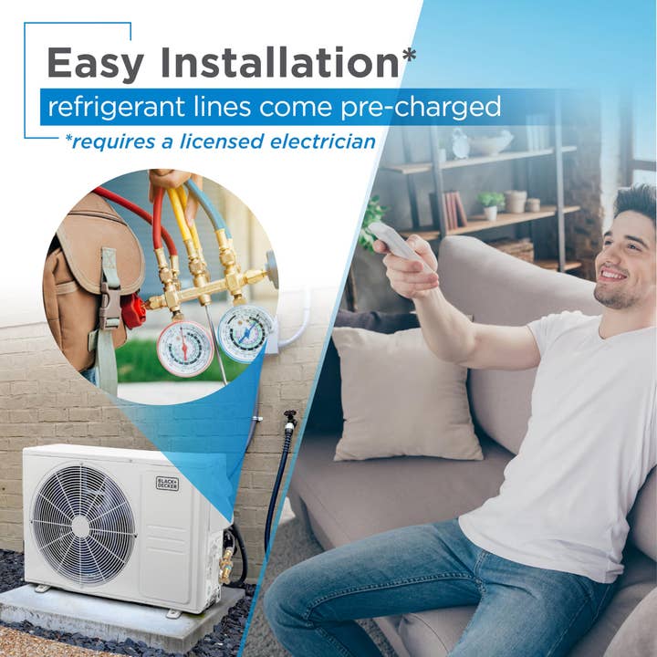 Equity Brands – Mini frigorífico/frigorífico portátil por atacado – 12.000 BTU Inverter Mini Ar Condicionado Split