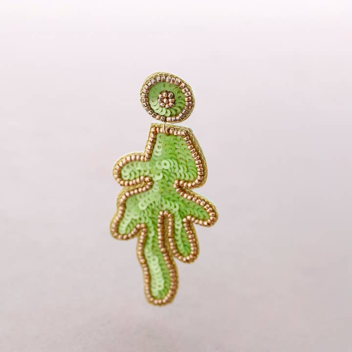 Hängende Ohrringe Koralle Pailletten für den Großhandel von Sonata