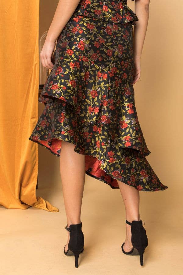 SCHWARZ EIN GEWEBTER ROCK-BIK1131 für den Großhandel auf Faire4