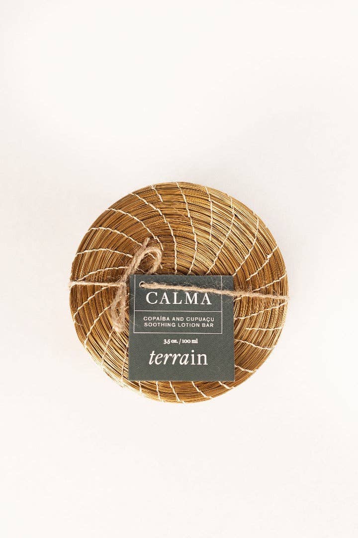 TERRAIN BRAZILIAN BOTANICALS - Wholesale Solid Lotion - CALMA Soothing Lotion Bar with Copaíba and Cupuaçu0
