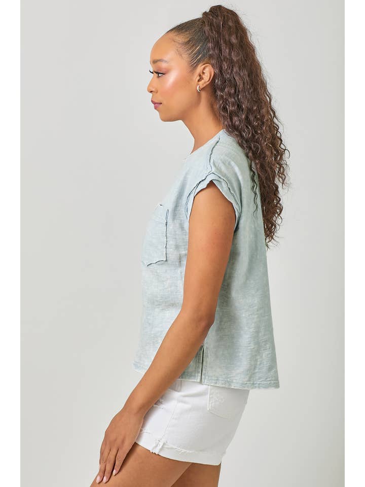 Mystree - Wholesale T-Shirt - Women's - 61119 Washed Slouchy Essential Tee17