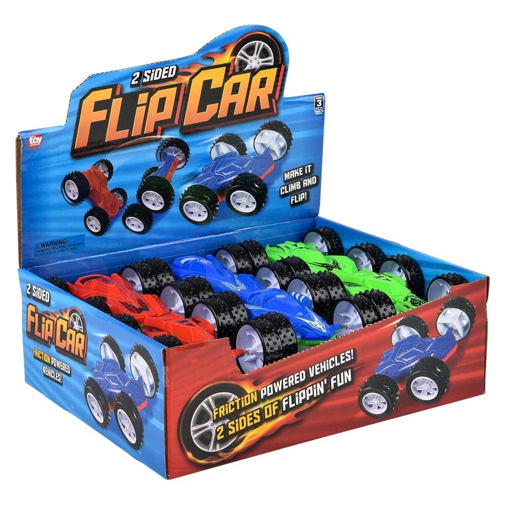 La Luna Bella - Toys - Wholesale Classic Toy - Kids - Flip Over Vehicle (2 Asst.) 4"   -  LLB Toys4