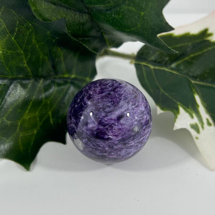 Quasar Gems USA - Wholesale Spiritual Stone/Crystal - Charoite Spheres 3cm3